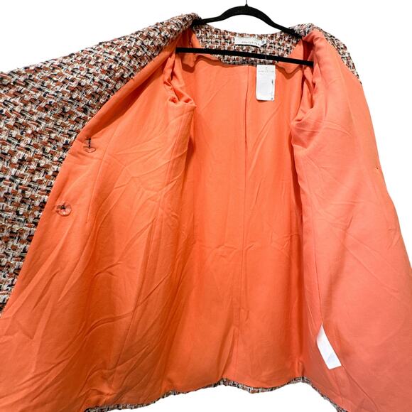 Adelyn Rae Laurie Tweed Double Breasted Mini Dress Size L - Picture 6 of 14